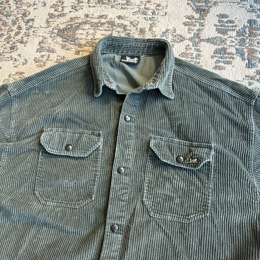 Vintage Lost… Surfboards Corduroy Long Sleeve Overshirt Mens XL / XXL